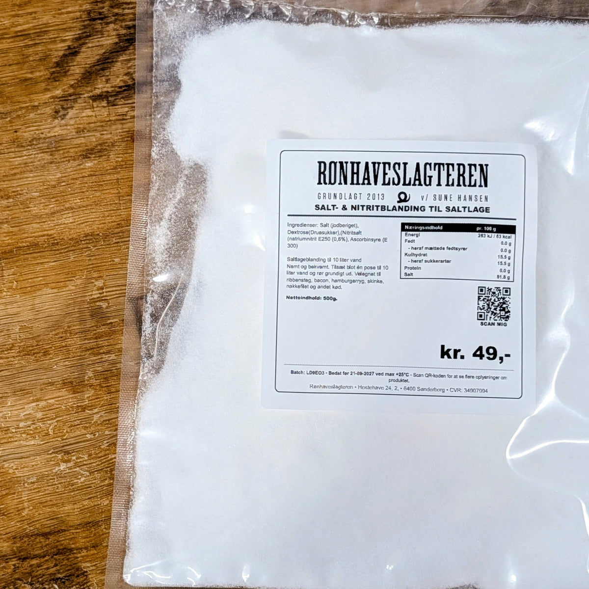 Salt- & Nitritblanding til Saltlage