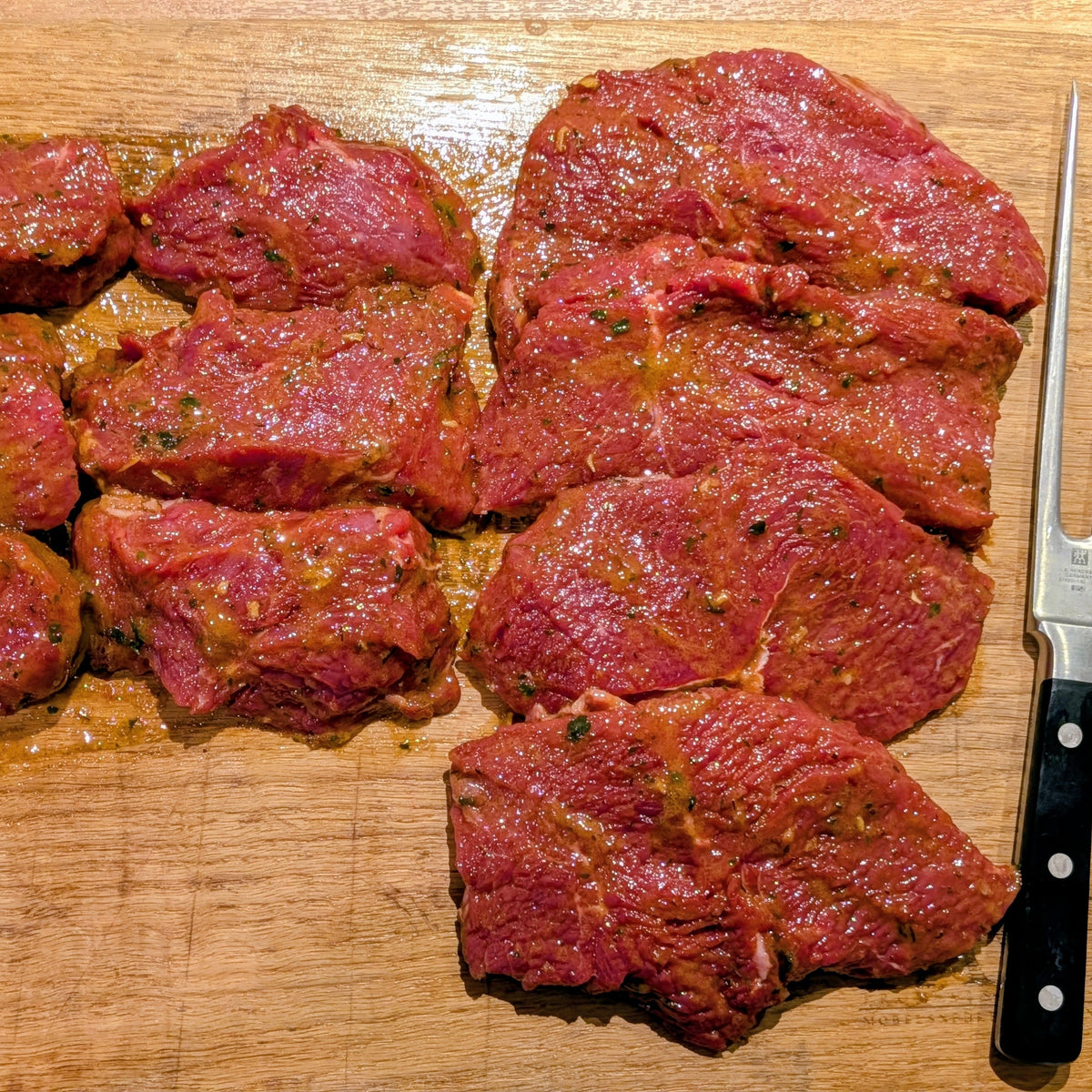 Rønhavesteak – hel græsfodret tykstegsfilet med chili/lakrids-marinade | Under 45 kr. pr. bøf