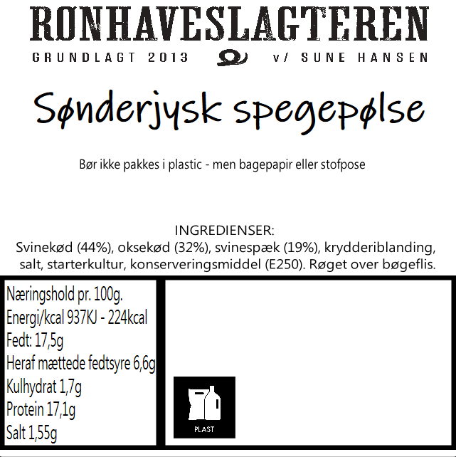 Sønderjysk spegepølse