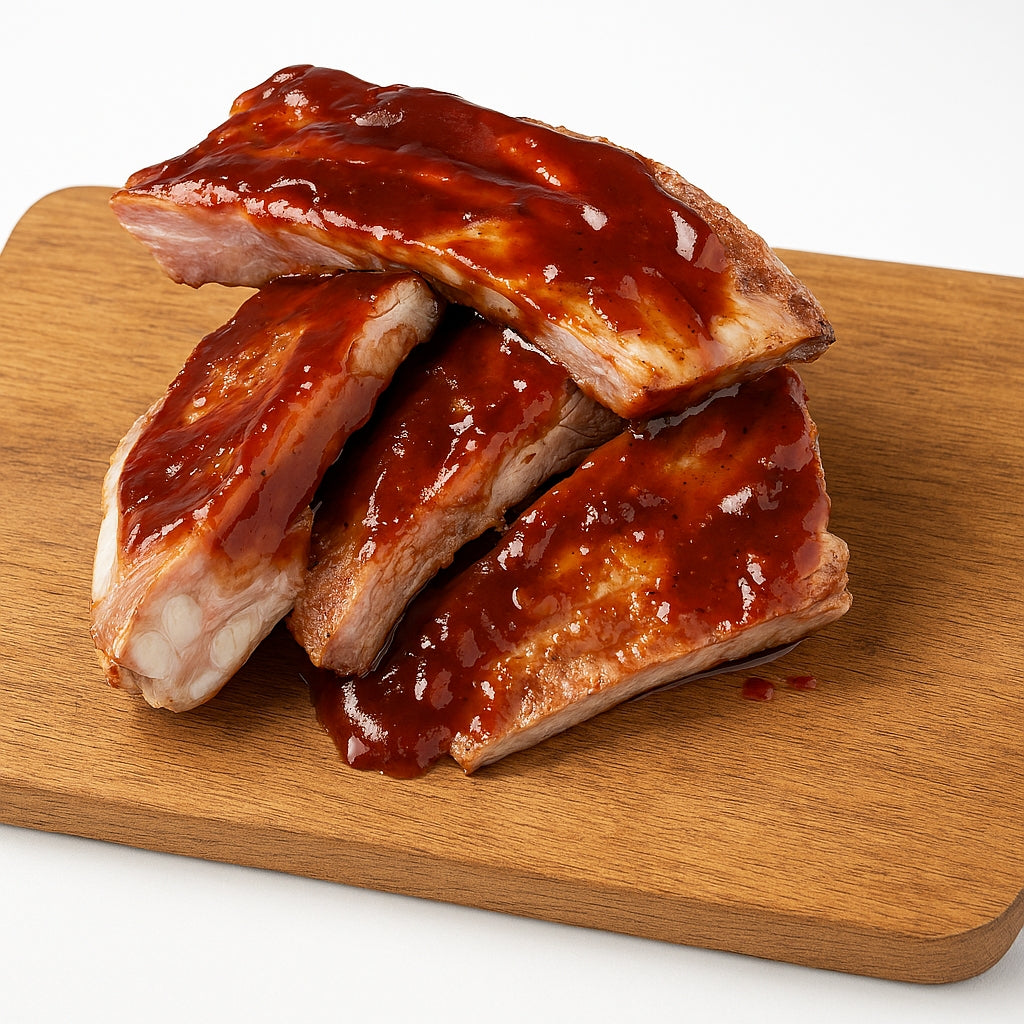 •2. Sorterings Spareribs – God Kvalitet, Ekstra God Pris (4kg. Kasse frost)