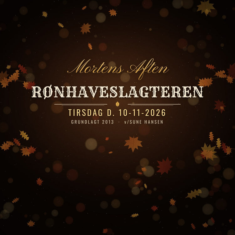 Mortens aften hos RønhaveSlagteren – tirsdag d. 10-11-2026