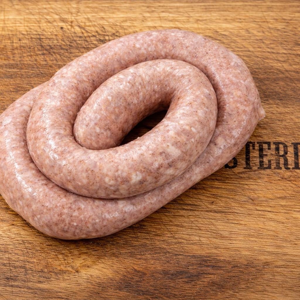 Medisterpølse af dansk svinekød(3kg) pakket i familievenlig størrelse(FROST)