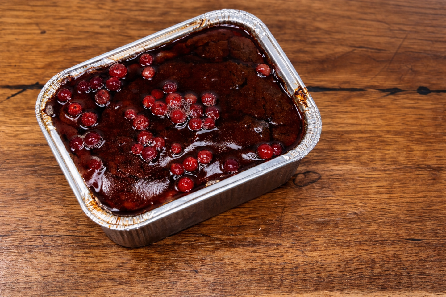 Pate med tyttebær og mandelsplitter