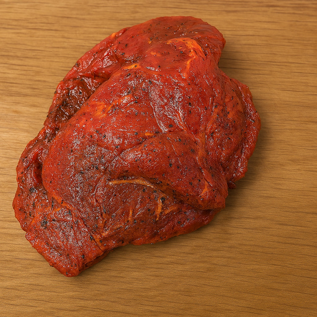 Flanksteak af dansk kødkvæg – marineret (1 kg)