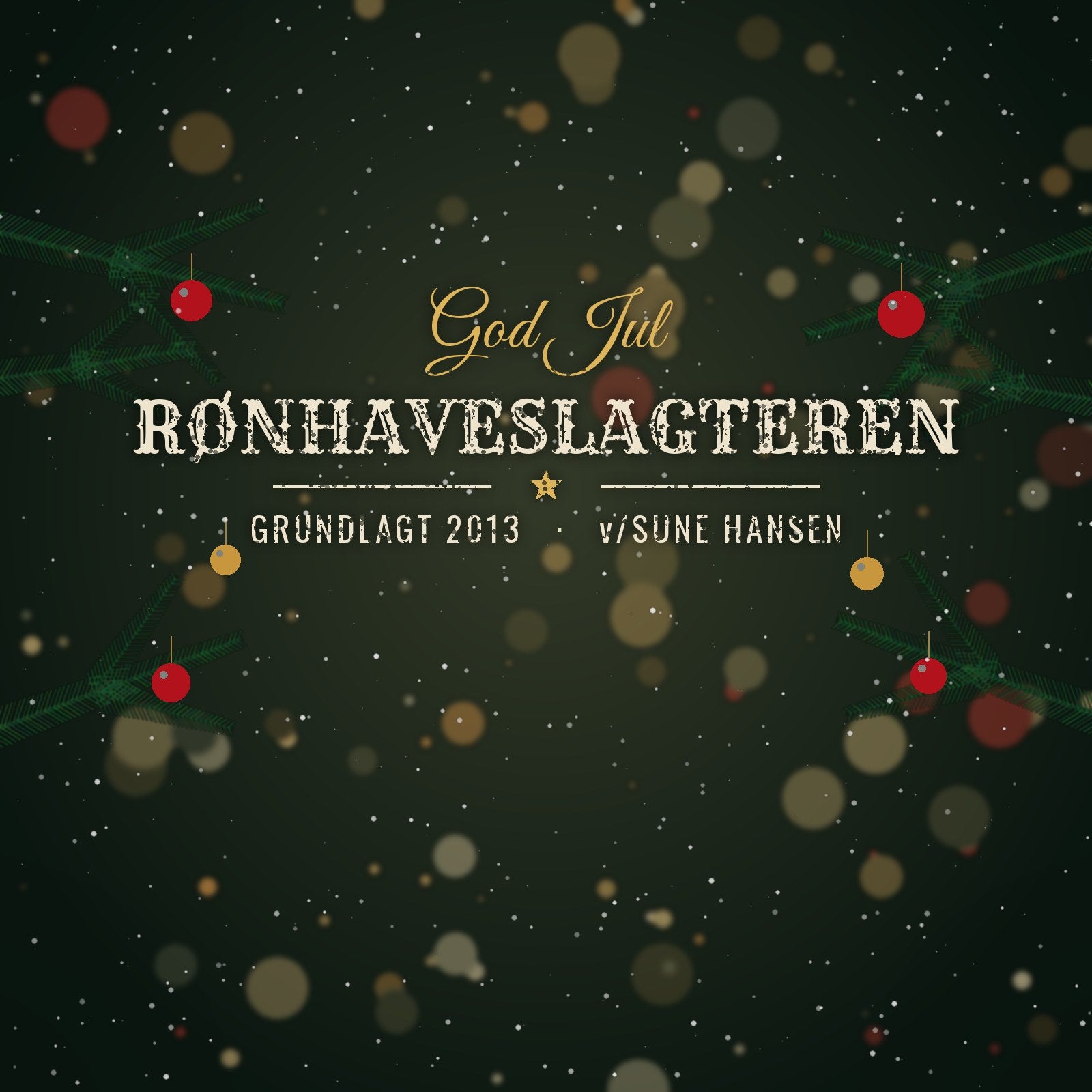 Bliv klar til julen hos RønhaveSlagteren