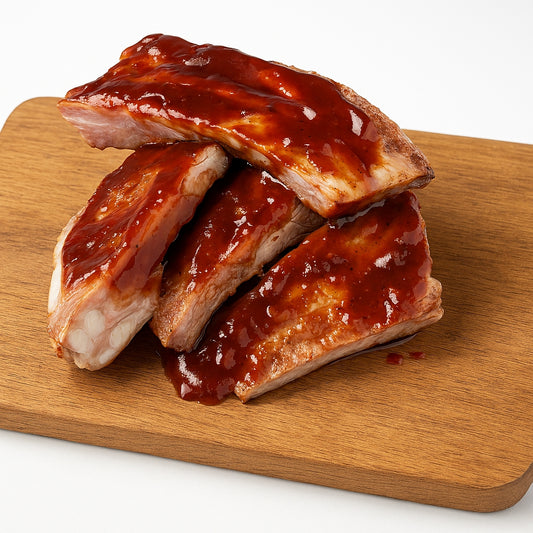 •2. Sorterings Spareribs – God Kvalitet, Ekstra God Pris (4kg. Kasse frost)